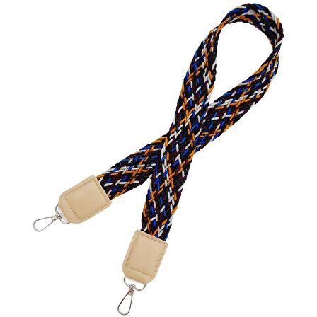 Ledi Supra Örgü Model Bej Renk Derili Çanta Sapı Gümüş Metalli