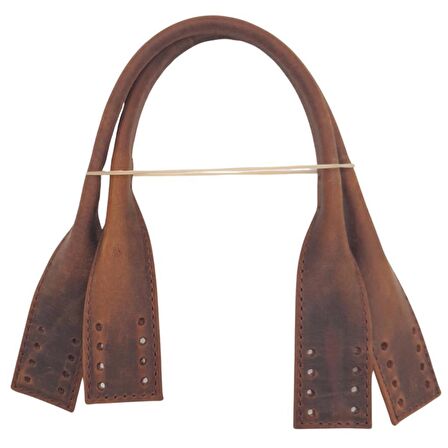 Gerçek Deri Kısa Pelikan Model Çanta Sapı Crazy Oil Hardal Sarı Renk