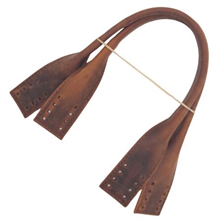 Gerçek Deri Kısa Pelikan Model Çanta Sapı Crazy Oil Hardal Sarı Renk