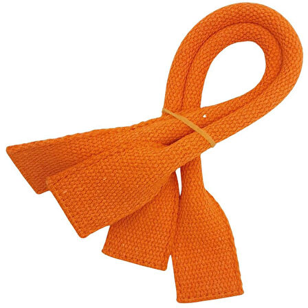 Pamuklu Kolon Kısa Pelikan Model Turuncu Renk Çanta Sapı