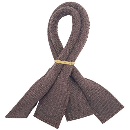 Pamuklu Kolon Kısa Pelikan Model Kahverengi Çanta Sapı