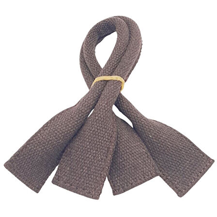 Pamuklu Kolon Kısa Pelikan Model Kahverengi Çanta Sapı