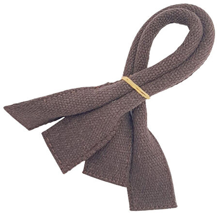 Pamuklu Kolon Kısa Pelikan Model Kahverengi Çanta Sapı