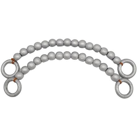 20 mm Ahşap Boncuklu 37 cm Gümüş Renk Çanta Sapı