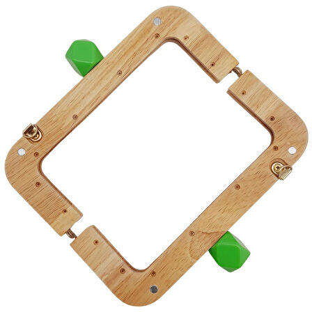 20 cm Açık Renk Ahşap Burs Açık Yeşil Renk Toplu