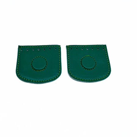 Angel Çanta Aksesuar Yeşil  Suni Derili Tek Dikim Gizli Mıknatıs