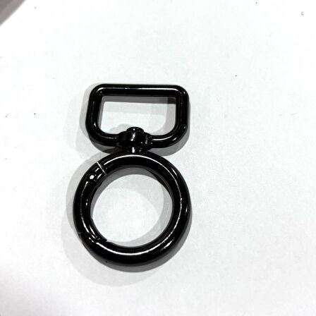 Angel Çanta Aksesuar 2 cm Füme Renk Köşeli Yaylı Halka 1 Adet