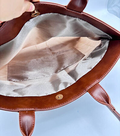 Angel Çanta Aksesuar İda Model Çanta Yapım Aparatı  Taba Light Gold Metalli