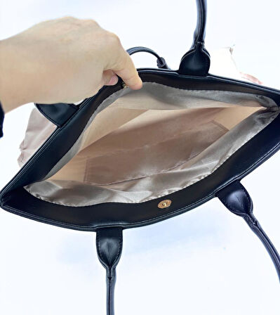 Angel Çanta Aksesuar İda Model Çanta Yapım Aparatı  Siyah Light Gold Metalli