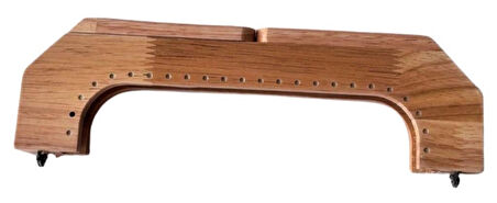 Angel Çanta Aksesuar 25 Cm  Açık Renk Dikmeli Ahşap Burs