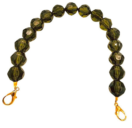 Angel Çanta Aksesuar 41 Cm Yeşil Petek Model  Çanta Sapı Light Metalli