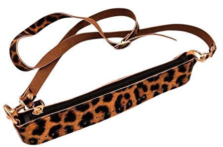 Angel Çanta Aksesuar Atina Model Leopar Renk Çanta Yapım Seti Light Gold  Metalli