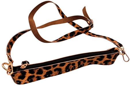 Angel Çanta Aksesuar Atina Model Leopar Renk Çanta Yapım Seti Light Gold  Metalli