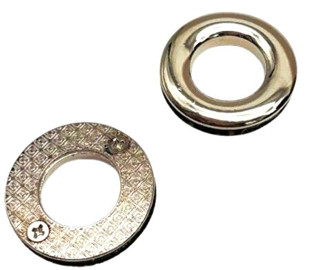 Angel Çanta Aksesuar Gümüş Renk Yuvarlak Vidalı Kuş Gözü  2 Adet (İç ölçüsü 1.8 cm, Dış Ölçüsü 3.2 cm )