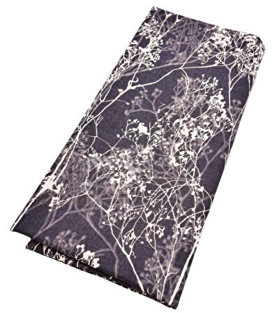 Angel Çanta Aksesuar 90x50 cm Duck Astarlık Kumaş Gri Ağaç  Desen