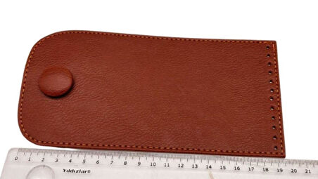 Angel Çanta Aksesuar Taba Renk Button Model  Çanta Yapım Seti Light Gold Metalli