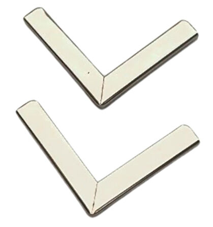 Angel Çanta Aksesuar 2 Li Gümüş Renk Köşe Aparatı V Model