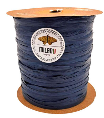 Angel Çanta Aksesuar Milano Rafya Lacivert Renk 100 gr (no:17)