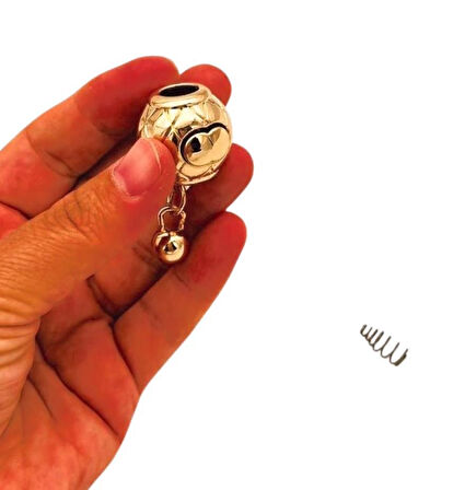 Angel Çanta Aksesuar Light Gold Yuvarlak Yaylı Büzgü Aparatı 