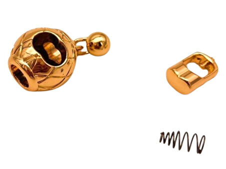 Angel Çanta Aksesuar Light Gold Yuvarlak Yaylı Büzgü Aparatı 