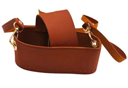 Angel Çanta Aksesuar Kapsül Model Taba Renk Çanta Yapım Seti Light Gold  Metalli