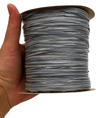 Angel Çanta Aksesuar Milano Rafya Ebruli Gri Tonlu Renk 100 gr 