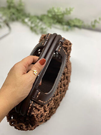 Angel Çanta Aksesuar 25 cm Suni Derili Lacivert  Renk Gizli Çanta Bursu Yeni Model 