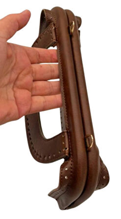 Angel Çanta Aksesuar 25 cm Suni Derili Taba Renk Gizli Çanta Bursu Yeni Model 