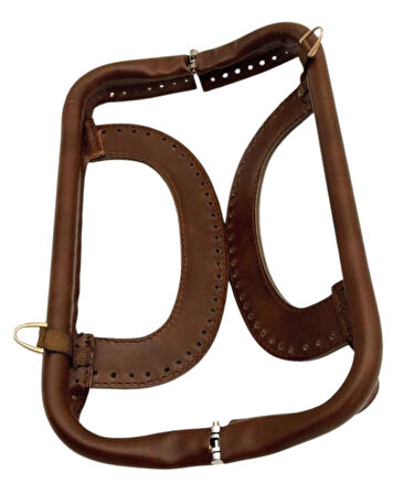 Angel Çanta Aksesuar 25 cm Suni Derili Taba Renk Gizli Çanta Bursu Yeni Model 