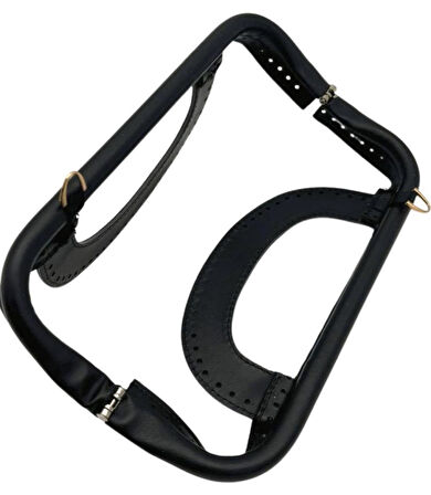 Angel Çanta Aksesuar 25 cm Suni Derili Siyah Renk Gizli Çanta Bursu Yeni Model 