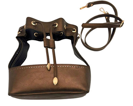 Angel Çanta Aksesuar Torba Model Çanta Yapım Aparatı Bakır Renk Light Gold Metalli