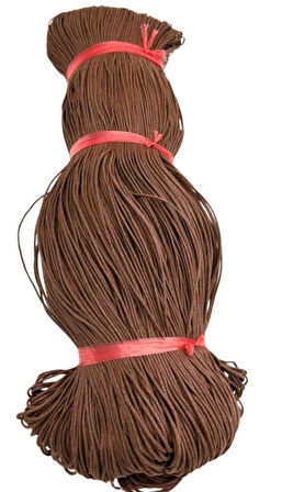 Angel Çanta Aksesuar Açık Kahve Renk Mumlu Koton İp