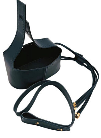 Angel Çanta Aksesuar Torba2 Model Çanta Yapım Aparatı Lacivert Renk Light Gold Metalli