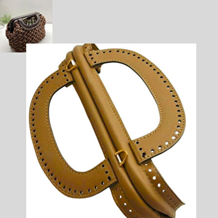 Angel Çanta Aksesuar 25 cm Suni Derili Hardal Renk Gizli Çanta Bursu Yeni Model 