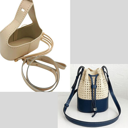 Angel Çanta Aksesuar Torba2 Model Çanta Yapım Aparatı Krem Renk Light Gold Metalli