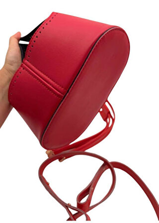 Angel Çanta Aksesuar Torba2 Model Çanta Yapım Aparatı Kırmızı Renk Light Gold Metalli