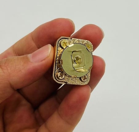 Angel Çanta Aksesuar Light Gold Renk  2.5x2 Cm Mıknatıslı Kilit