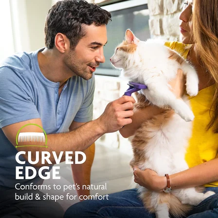 Kedi deShedding Aracı, Kediler İçin DeShedding Fırçası, Gevşek Saçları Kaldırır Büyük