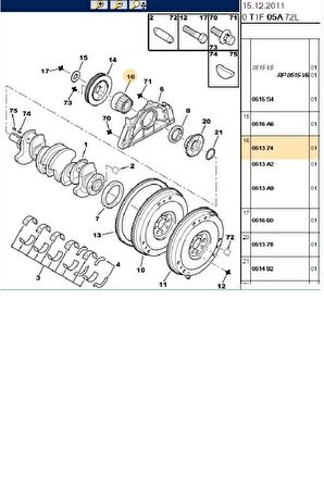 Krank Dişlisi 21 DİŞ Partner Berlingo Expert Jumpy (051374-G0768)