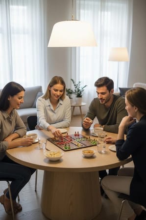 Ahşap Ludo Oyunu (Kızma Birader) - 4 Kişilik Premium Masa Oyunu