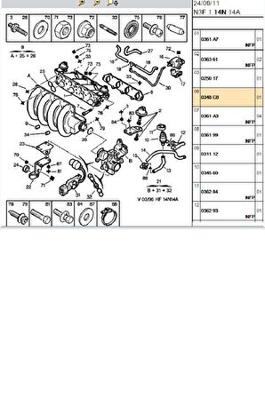 Emme Manifold Contası 306 406 (713366600-0348C8)