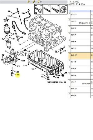 Yağ Müşürü Berlingo 106 206 Jumper (DLPSW90022-1131C5)