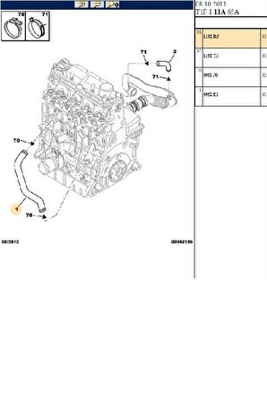 Yağ Buhar Hortumu Partner Berlingo (Y32132-1192R5)