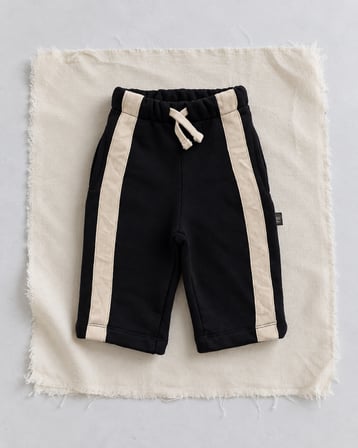 Bebek Şeritli Pantolon | 3 İplik Şardonlu | 6 Ay–4 Yaş | Kız & Erkek | RG Brand | RG406