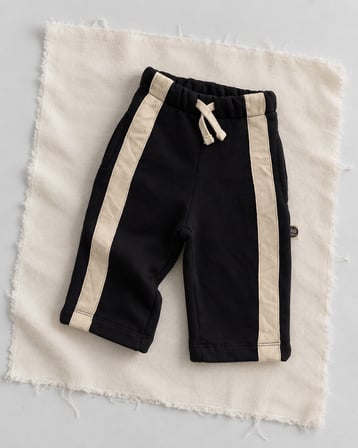 Bebek Şeritli Pantolon | 3 İplik Şardonlu | 6 Ay–4 Yaş | Kız & Erkek | RG Brand | RG406