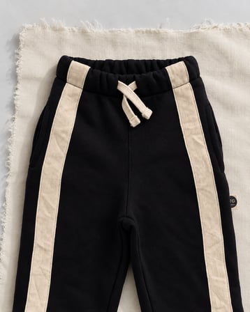Bebek Şeritli Pantolon | 3 İplik Şardonlu | 6 Ay–4 Yaş | Kız & Erkek | RG Brand | RG406