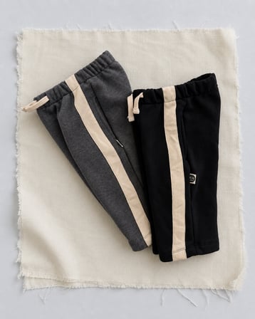 Bebek Şeritli Pantolon | 3 İplik Şardonlu | 6 Ay–4 Yaş | Kız & Erkek | RG Brand | RG406