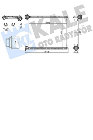 Kalorifer Radyatörü 308 (347120-644854-6448V6)