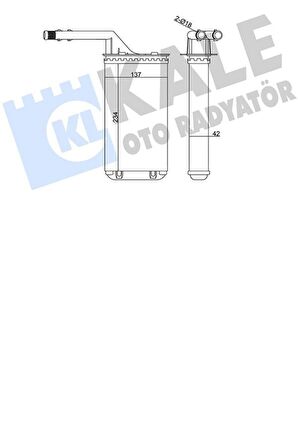 Kalorifer Radyatörü 106-Saxo (346275-644875-644872)