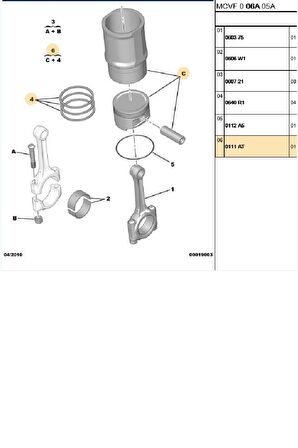 Motor Kit Tkm 305 206 306 (7889000-0111AT)